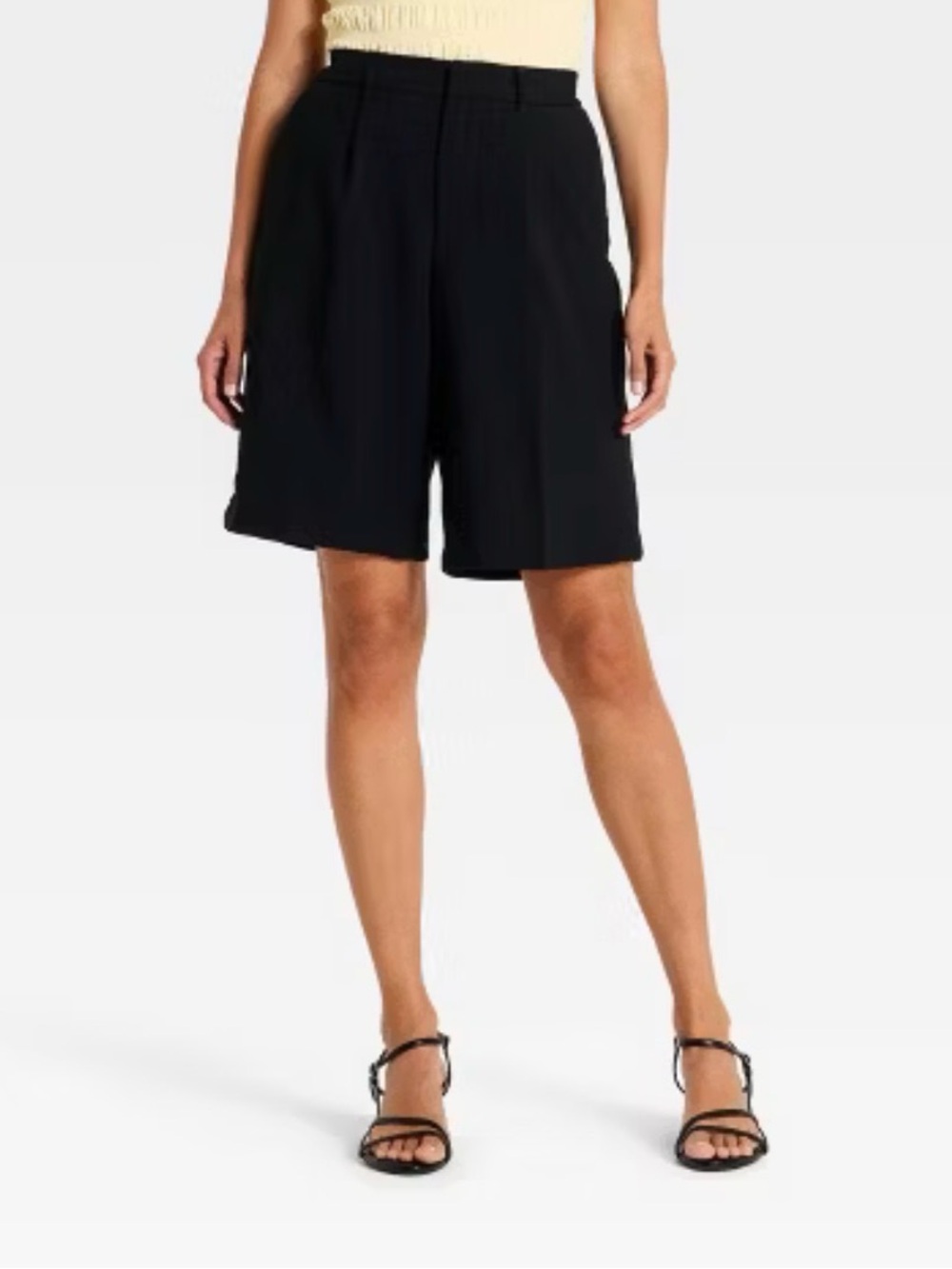 Women's Bermuda Fashion Shorts 11" - A New Day Blacker Trouser XS - Target